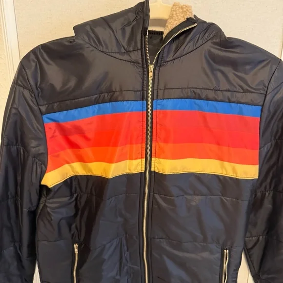 Colorful 5 Stripe Women's Jacket - Picture 7 of 9